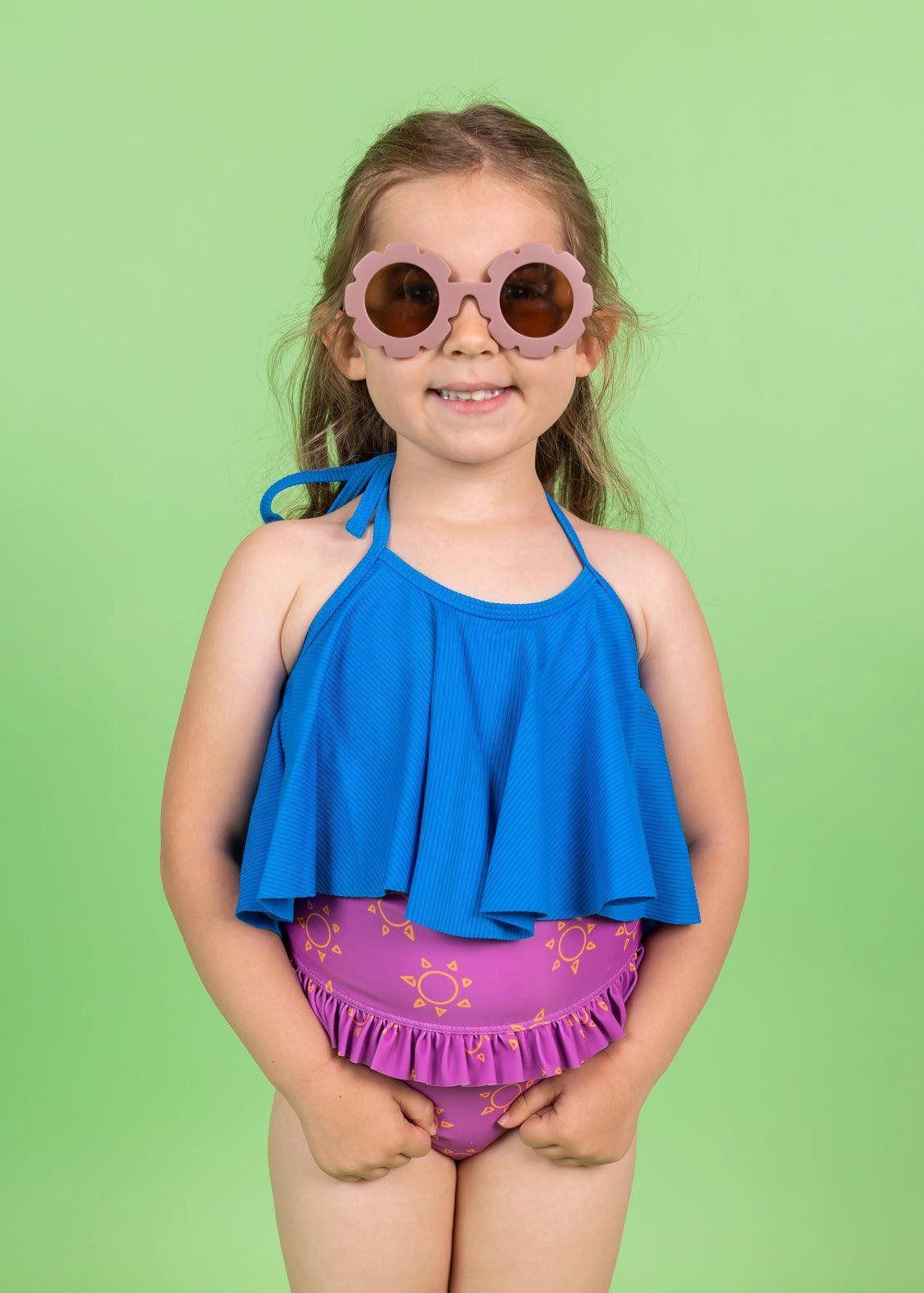 Suns | Mini Mid-Ruffle Bottoms toddler girl swimwear, summer swimwear for girls