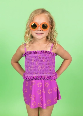 Suns | Mini Who Wears Short Skirts toddler girl swimwear, summer swimwear for girls
