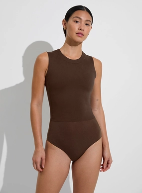 Sunseeker Sleeveless - Cold Brew lightweight women's swimwear, chic swim outfits for beach