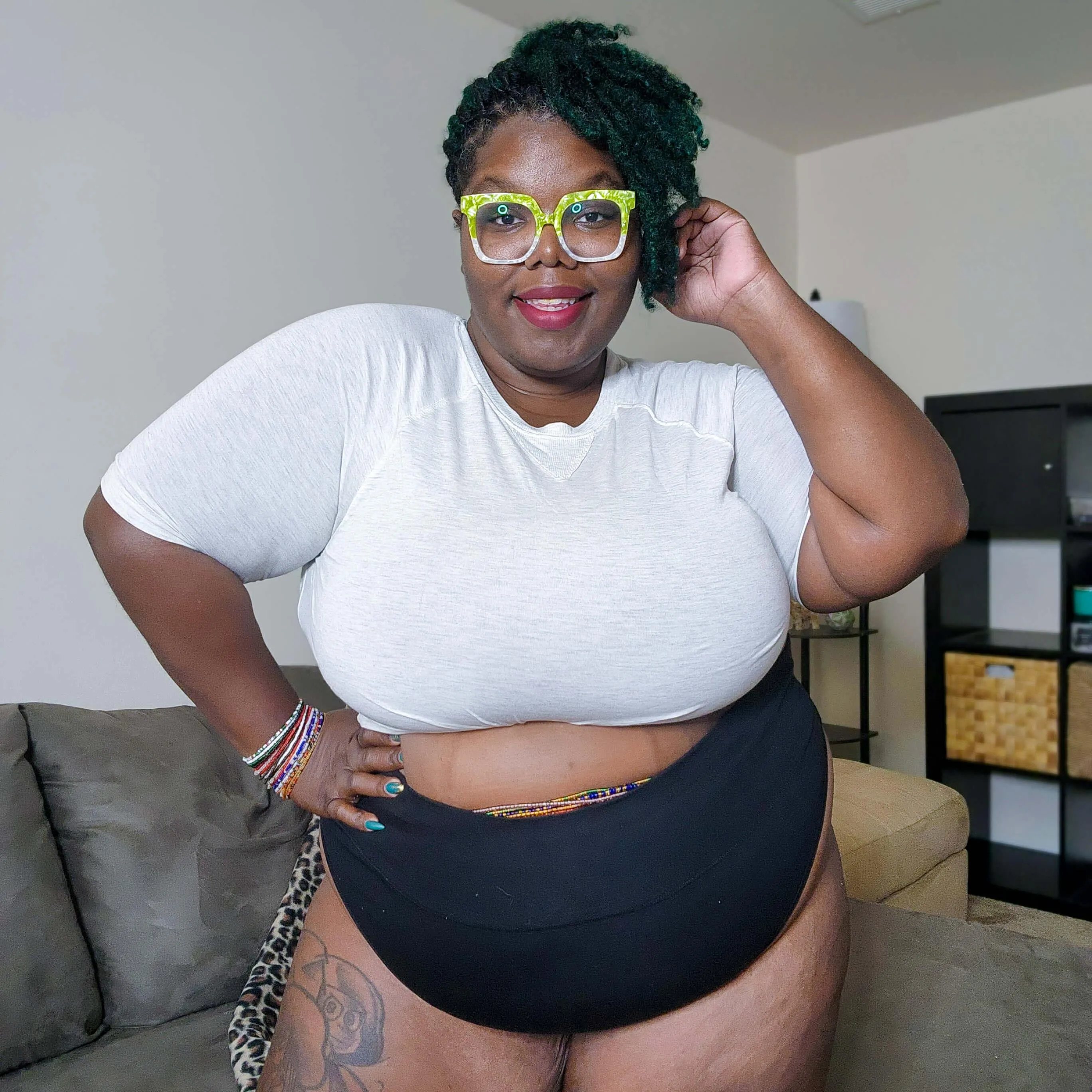 Super High Leg Panties - 3 Pairs in Black