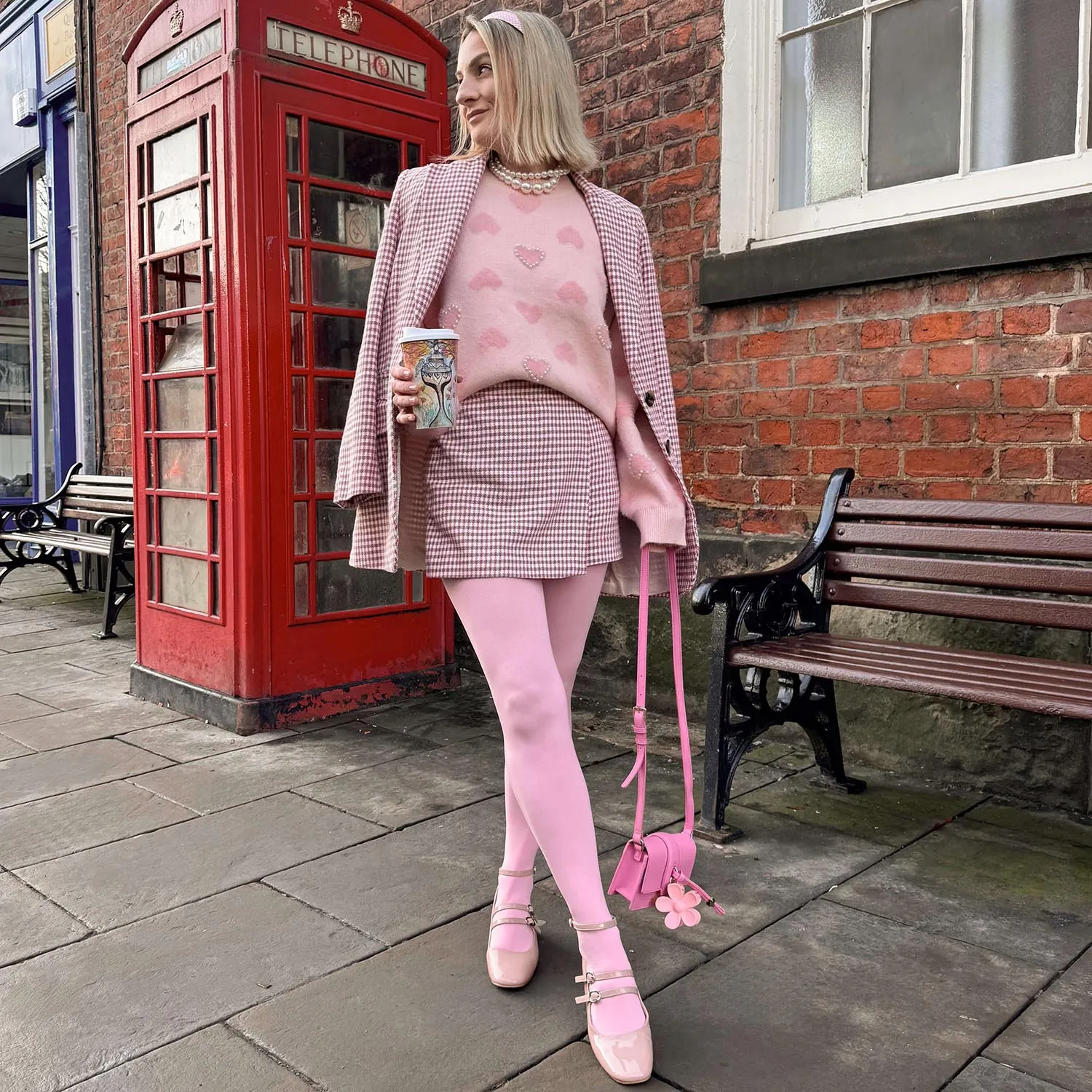 Super Opaque Tights - Piglet