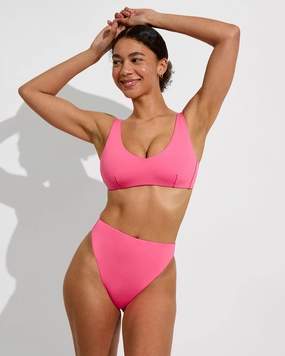 Super Hi Hi Bottom - Zinc lightweight women's swimwear, chic swim outfits for beach
