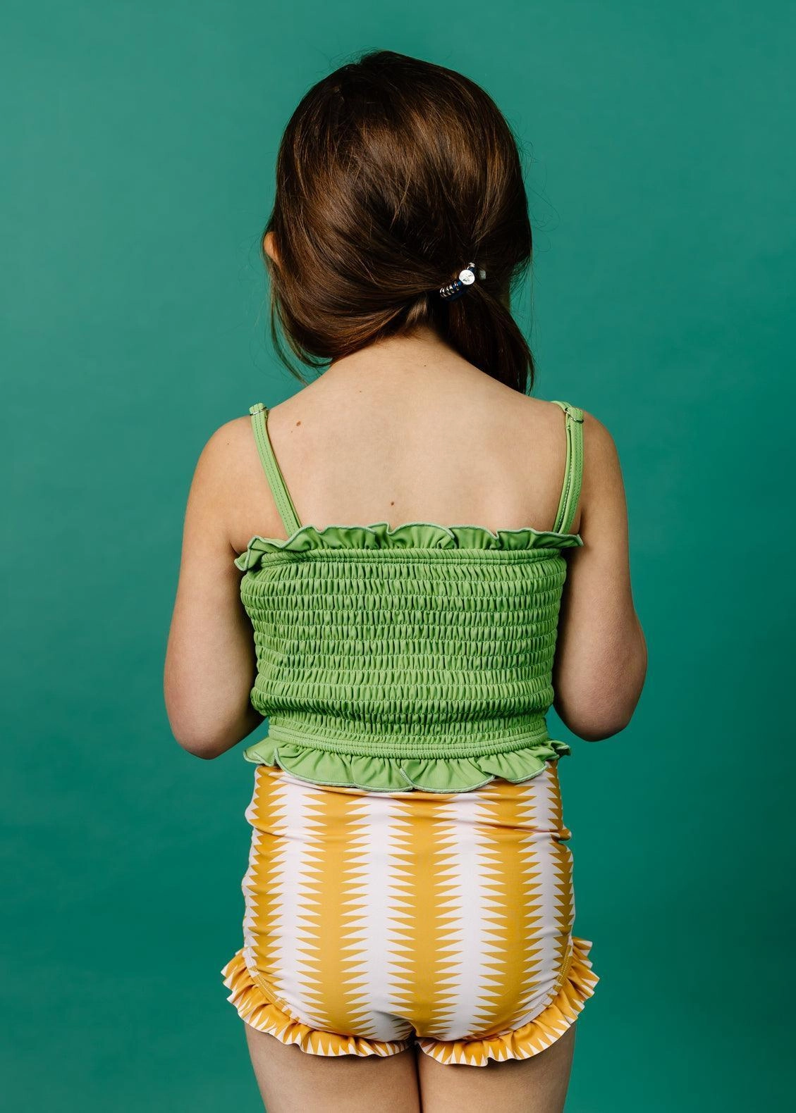 Sweet Pea Green | Mini Bandeau Top
