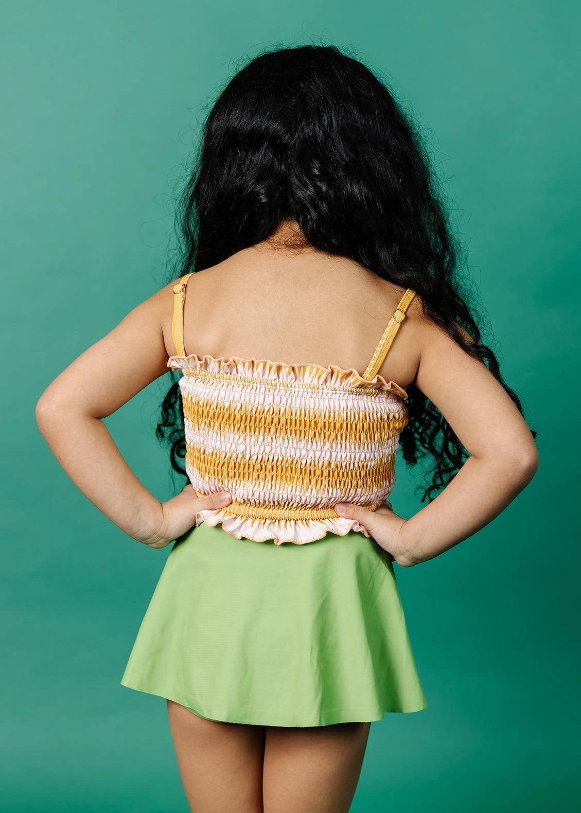 Sweet Pea Green | Mini Who Wears Short Skirts