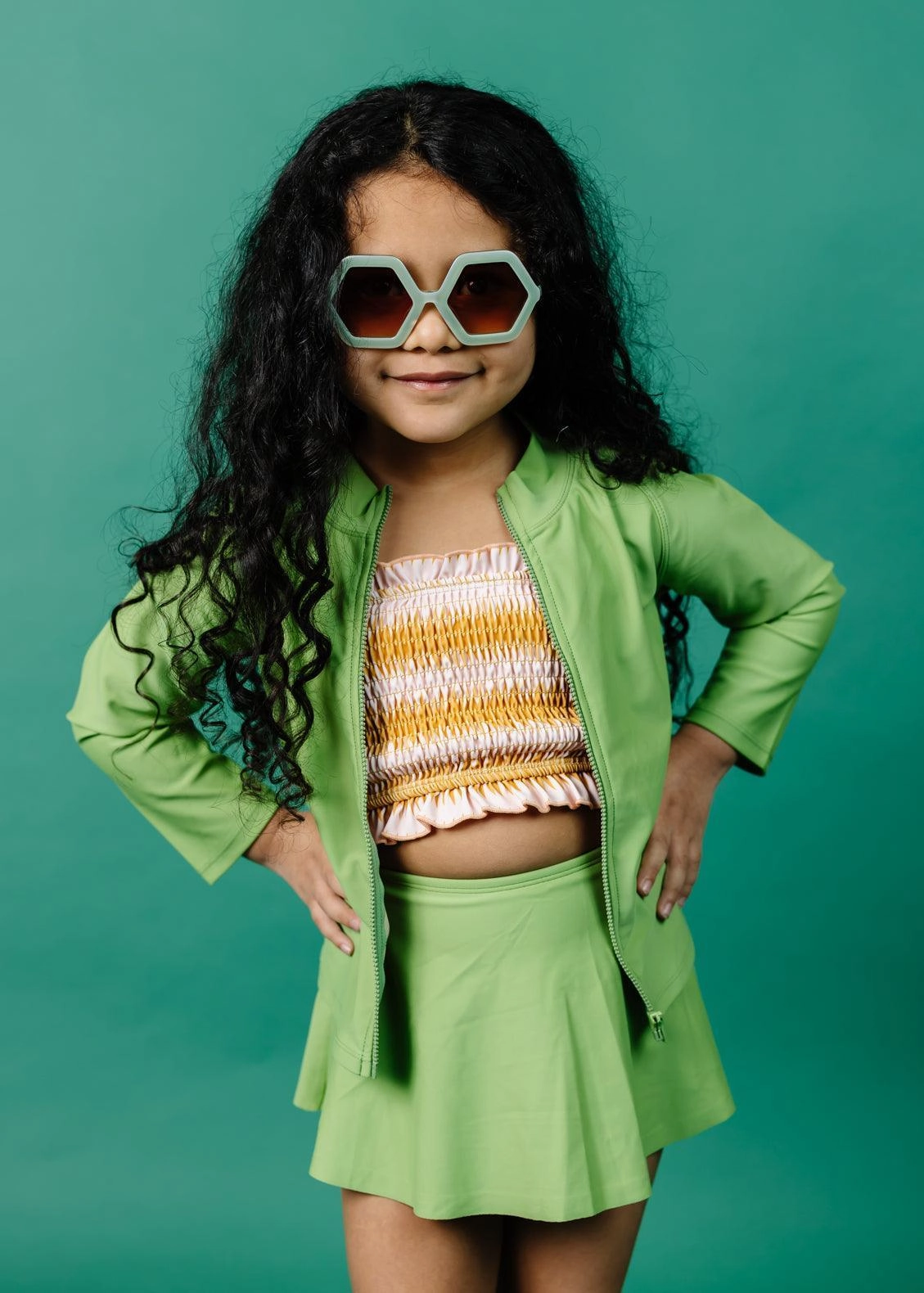 Sweet Pea Green | Mini Who Wears Short Skirts