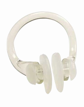 Swim Silicone Nose Clip - Clear aquafeel swimming gear, aquafeel performance swimwear