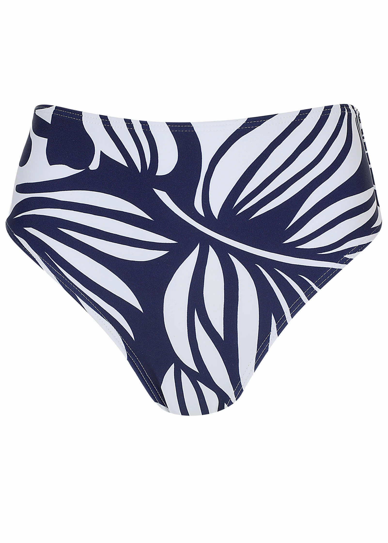 Tahiti Midi Bottom - Contrast Bold Leaves