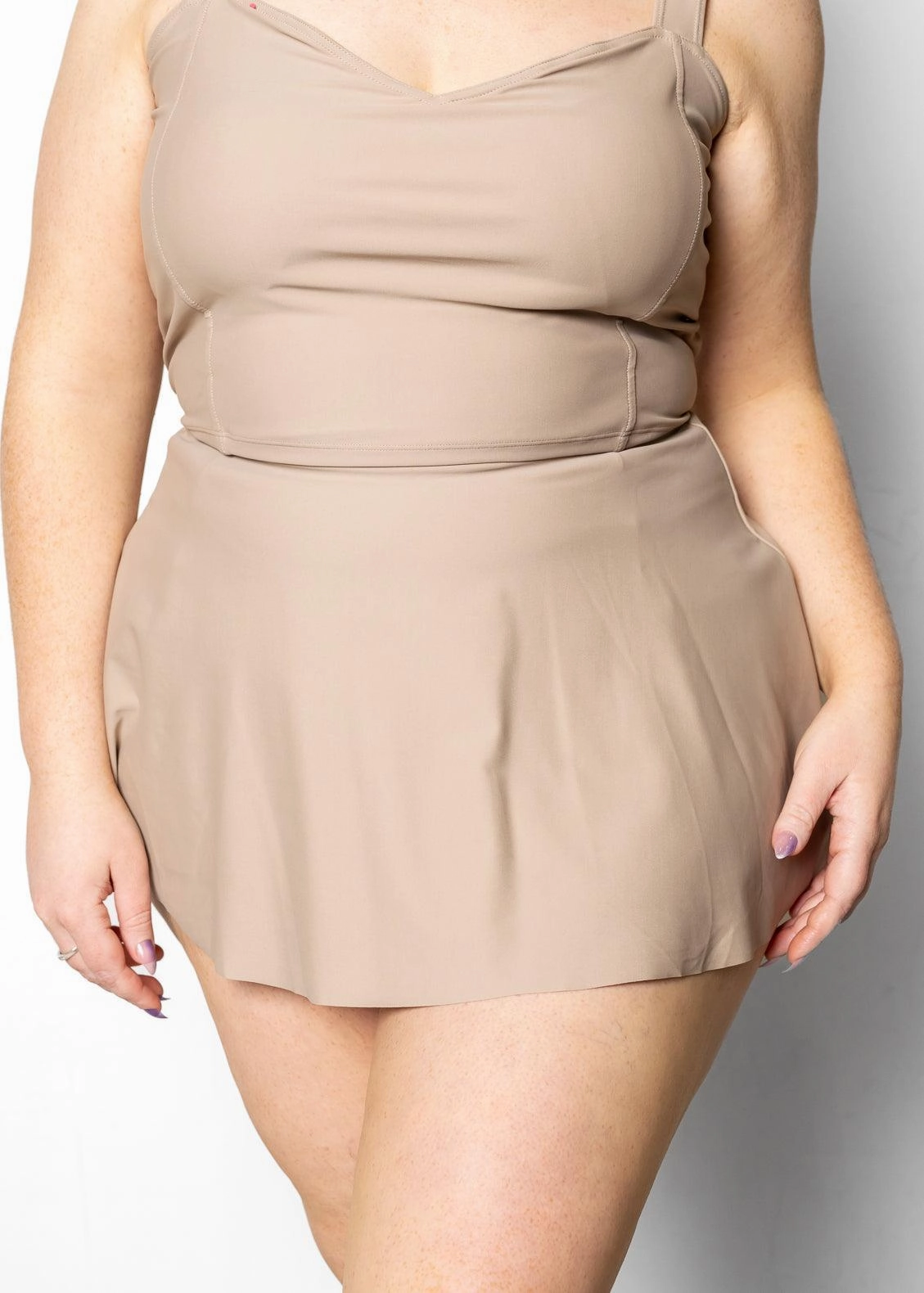 Taupe | Detached Short Skirt
