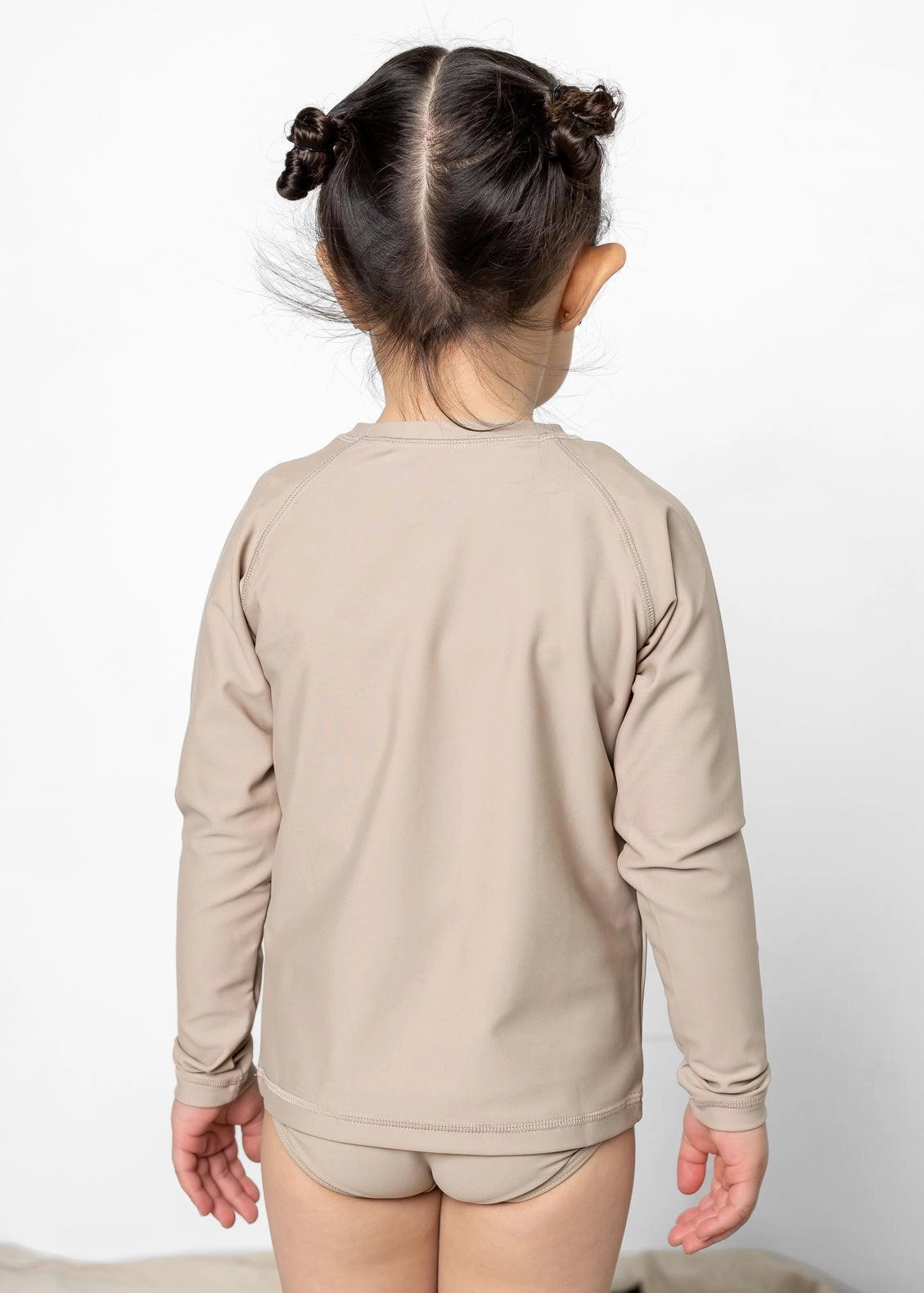 Taupe | Mini Rashguard Top (Unisex)