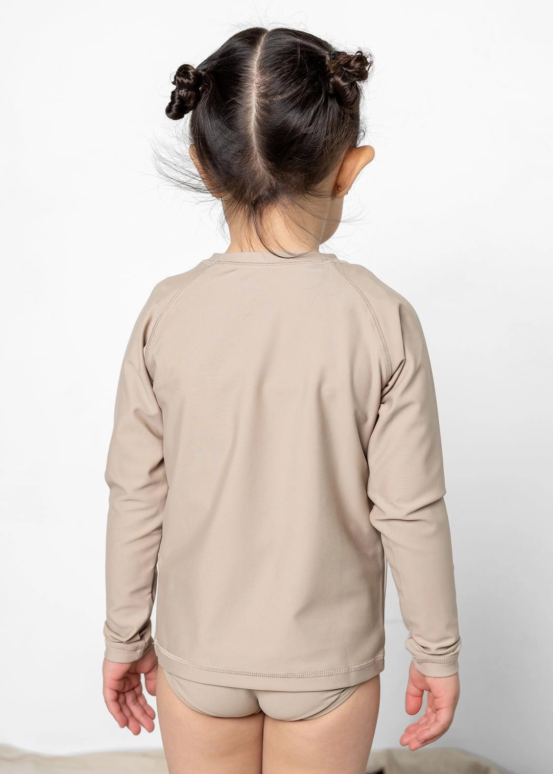 Taupe | Mini Rashguard Top (Unisex)