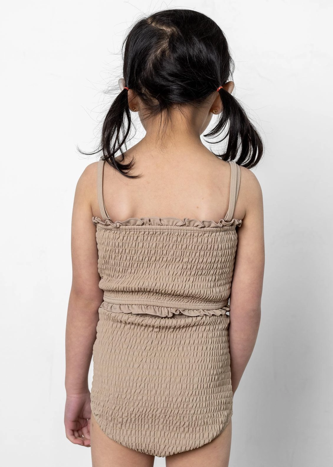 Taupe | Mini Smocked Bottoms