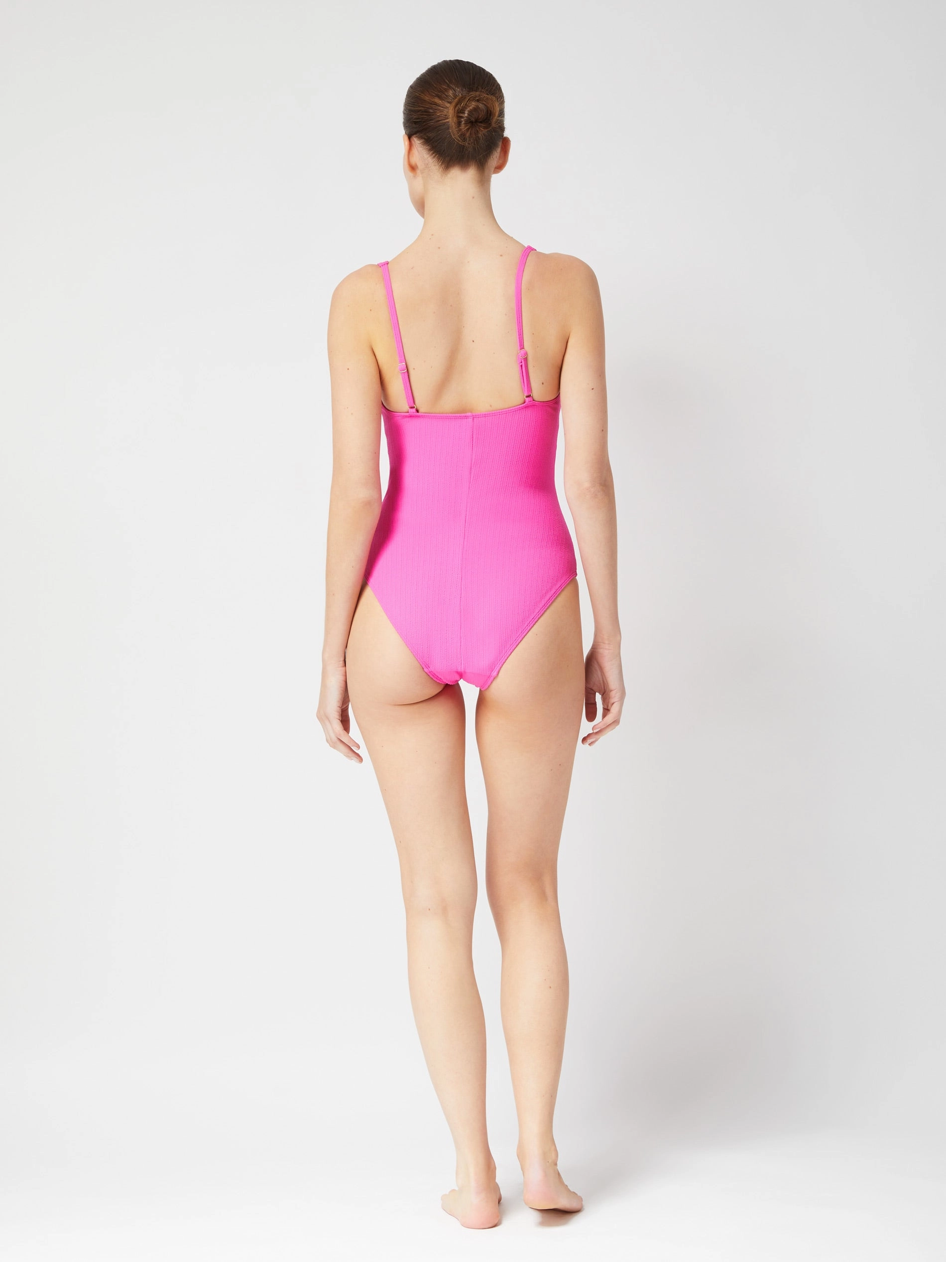 Taylor One Piece Shocking Pink Texture