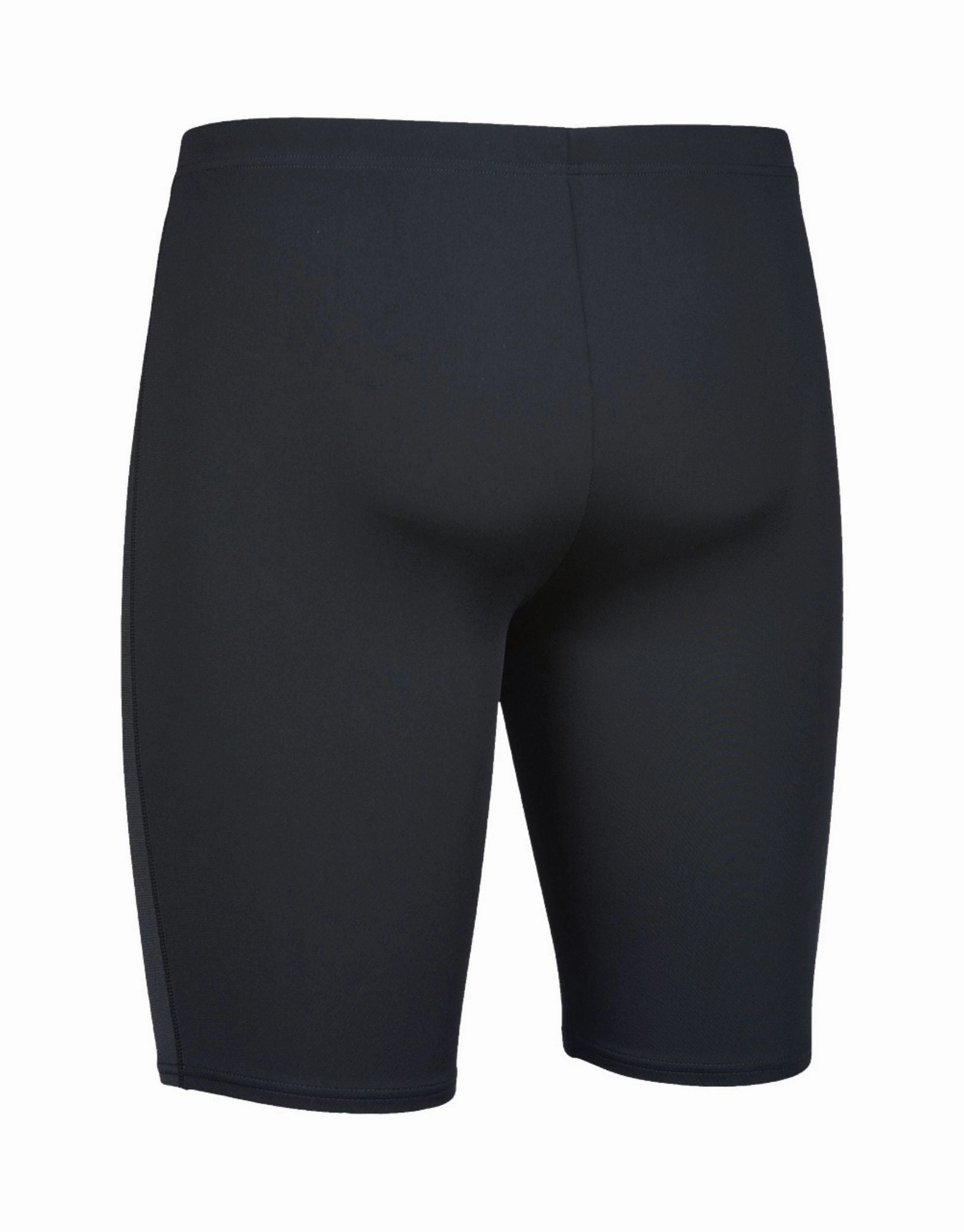 Team Solid Swim Jammer - Black/White