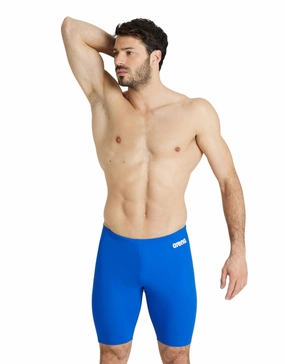 Team Solid Swim Jammer - Royal/White arena swimwear for men, arena competitive swimsuits
