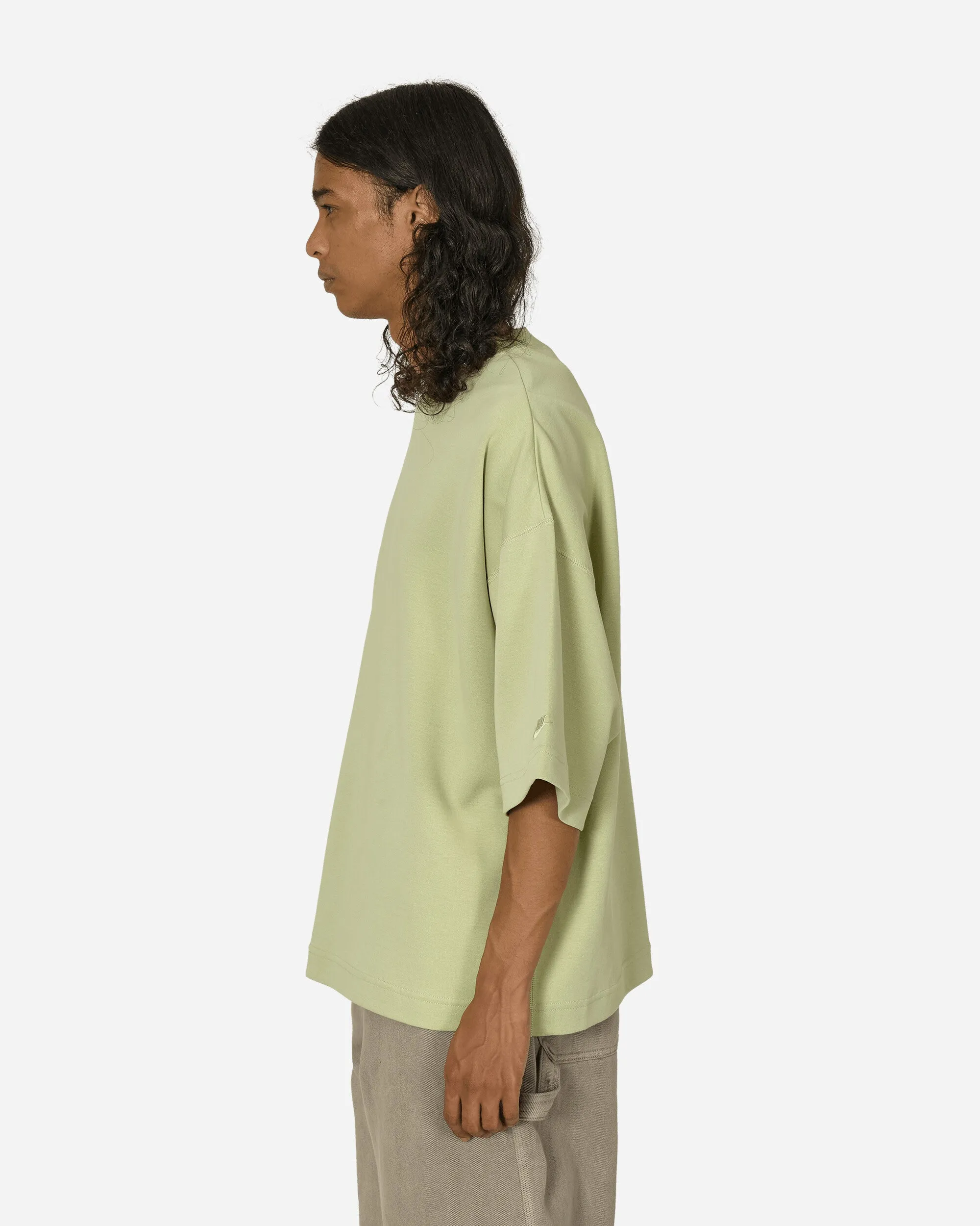 Tech Short-Sleeve Fleece T-Shirt Olive Aura