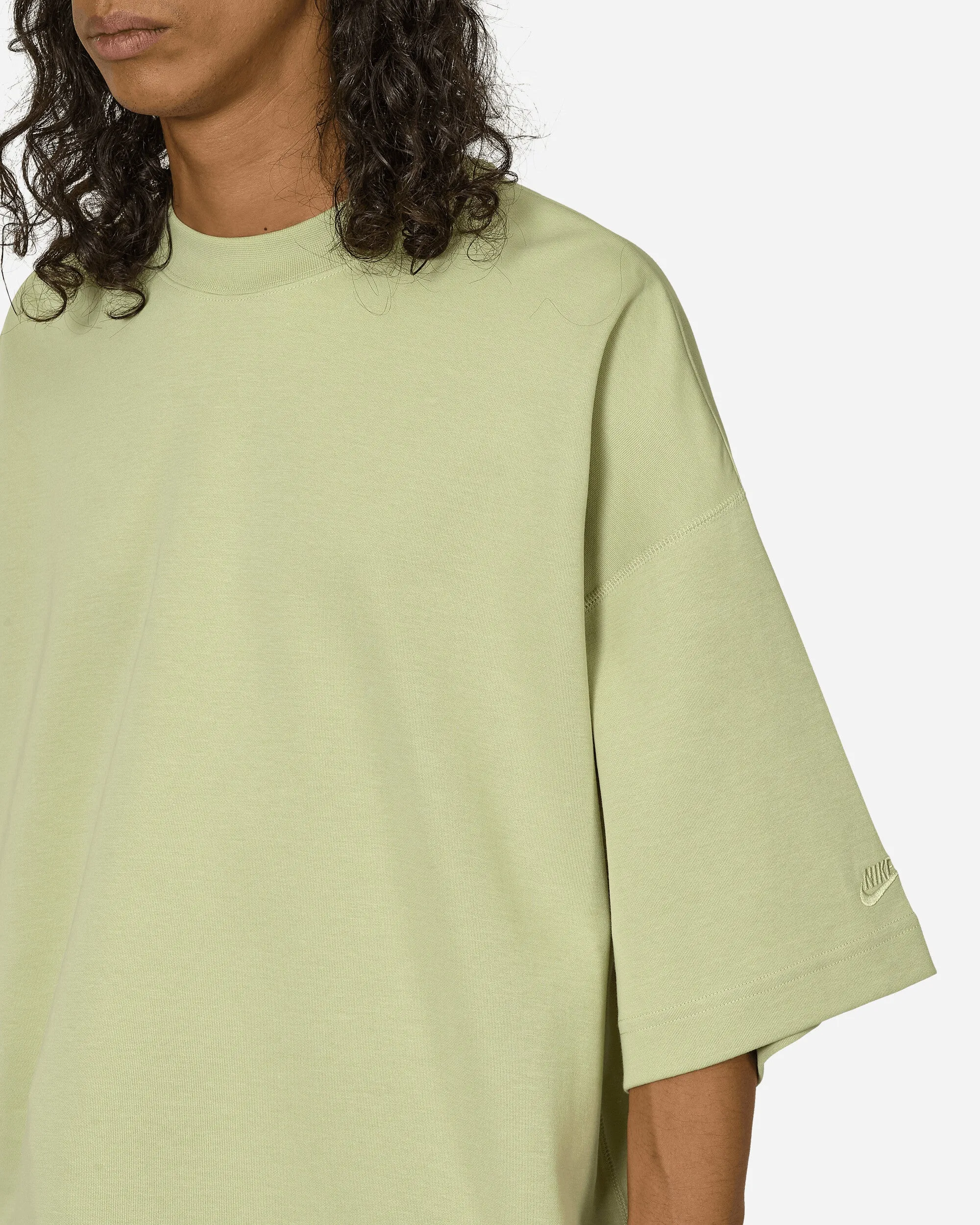 Tech Short-Sleeve Fleece T-Shirt Olive Aura