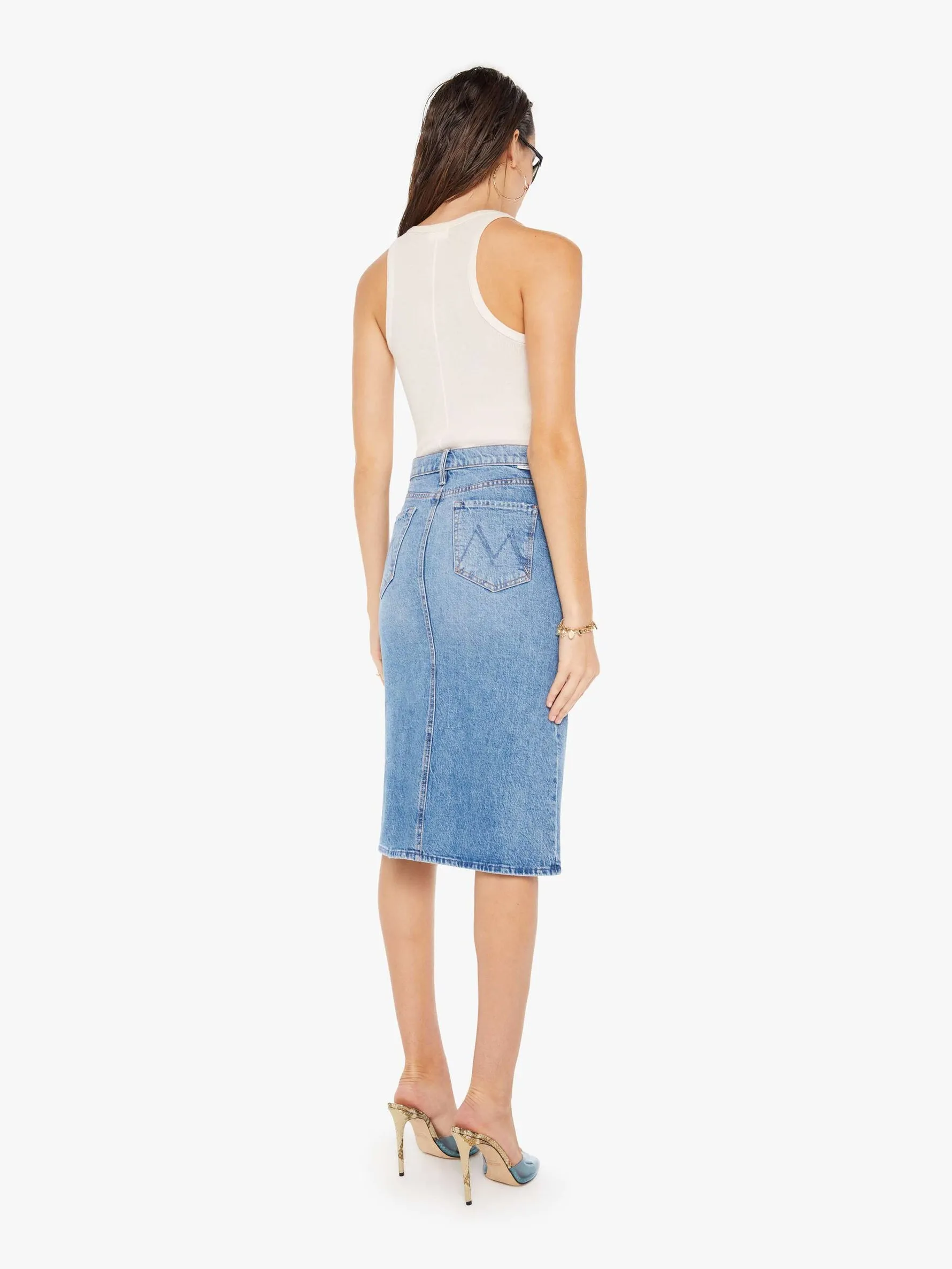 The Vagabond Midi Skirt in For Sure