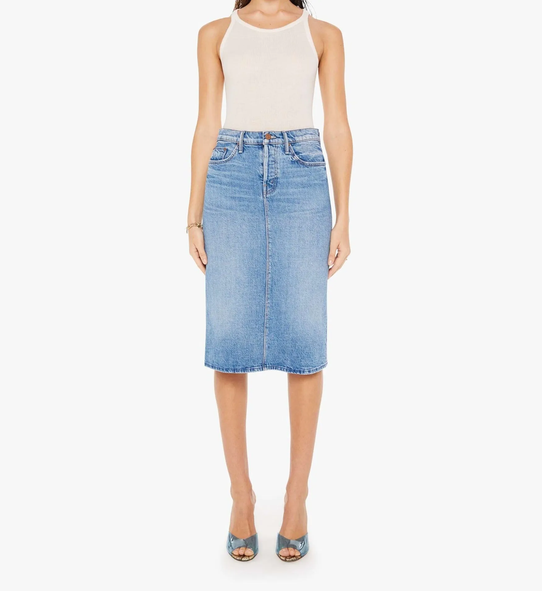 The Vagabond Midi Skirt in For Sure