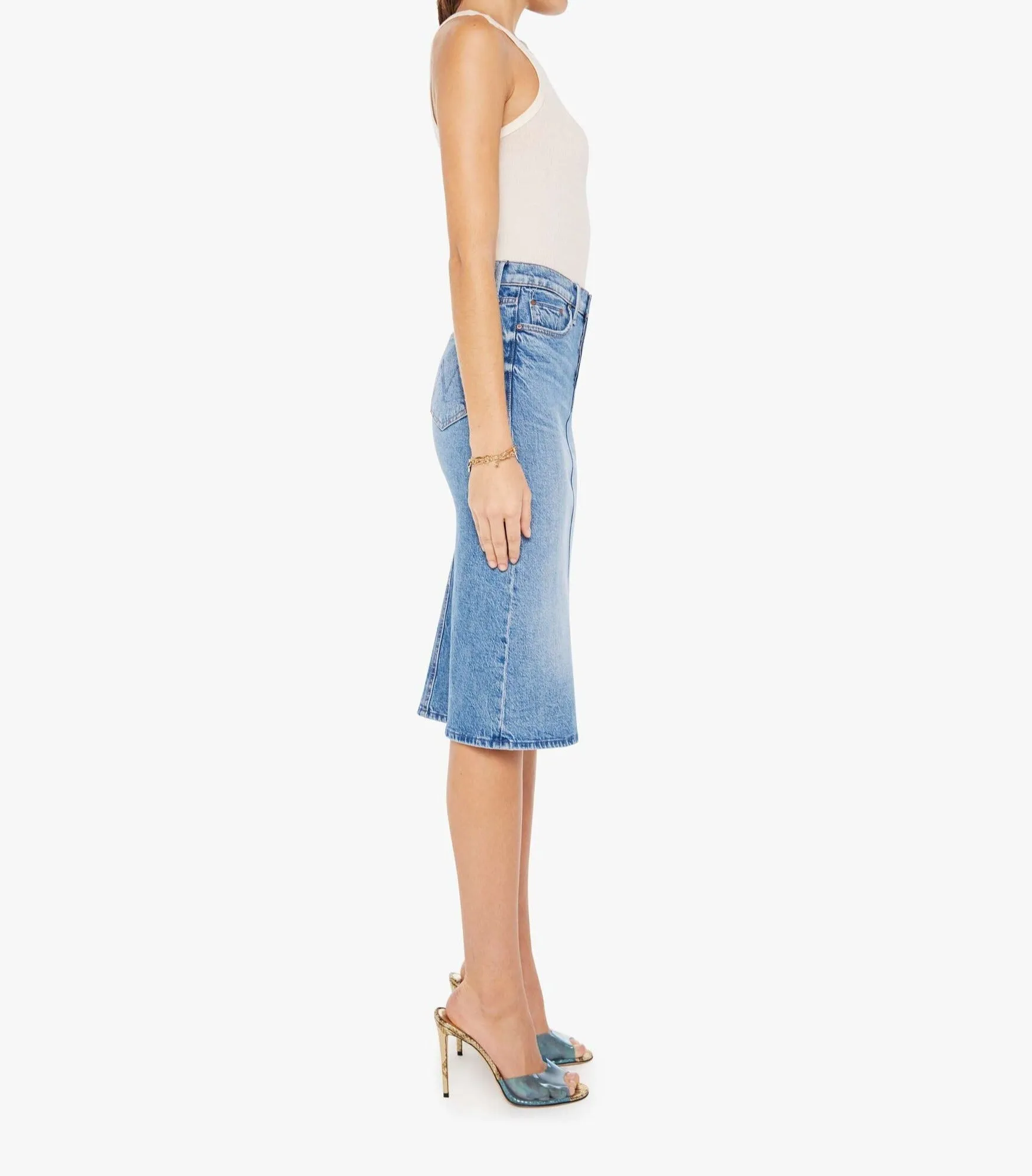 The Vagabond Midi Skirt in For Sure