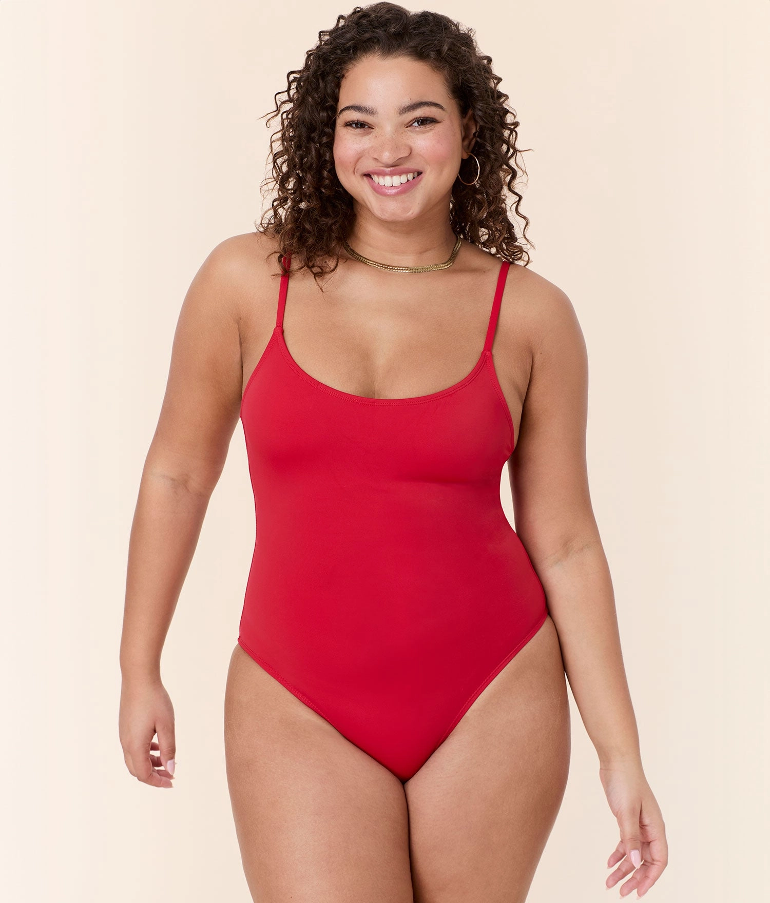 The Amalfi One Piece - Eco Nylon - Cherry Red - Classic