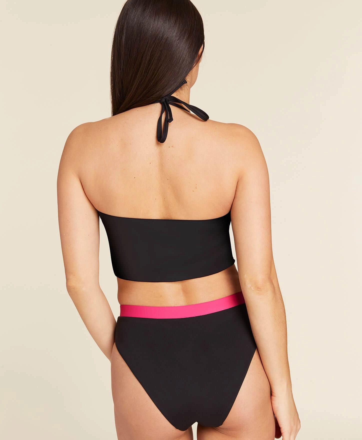The Archive Aruba Bikini Top - Flat - Black
