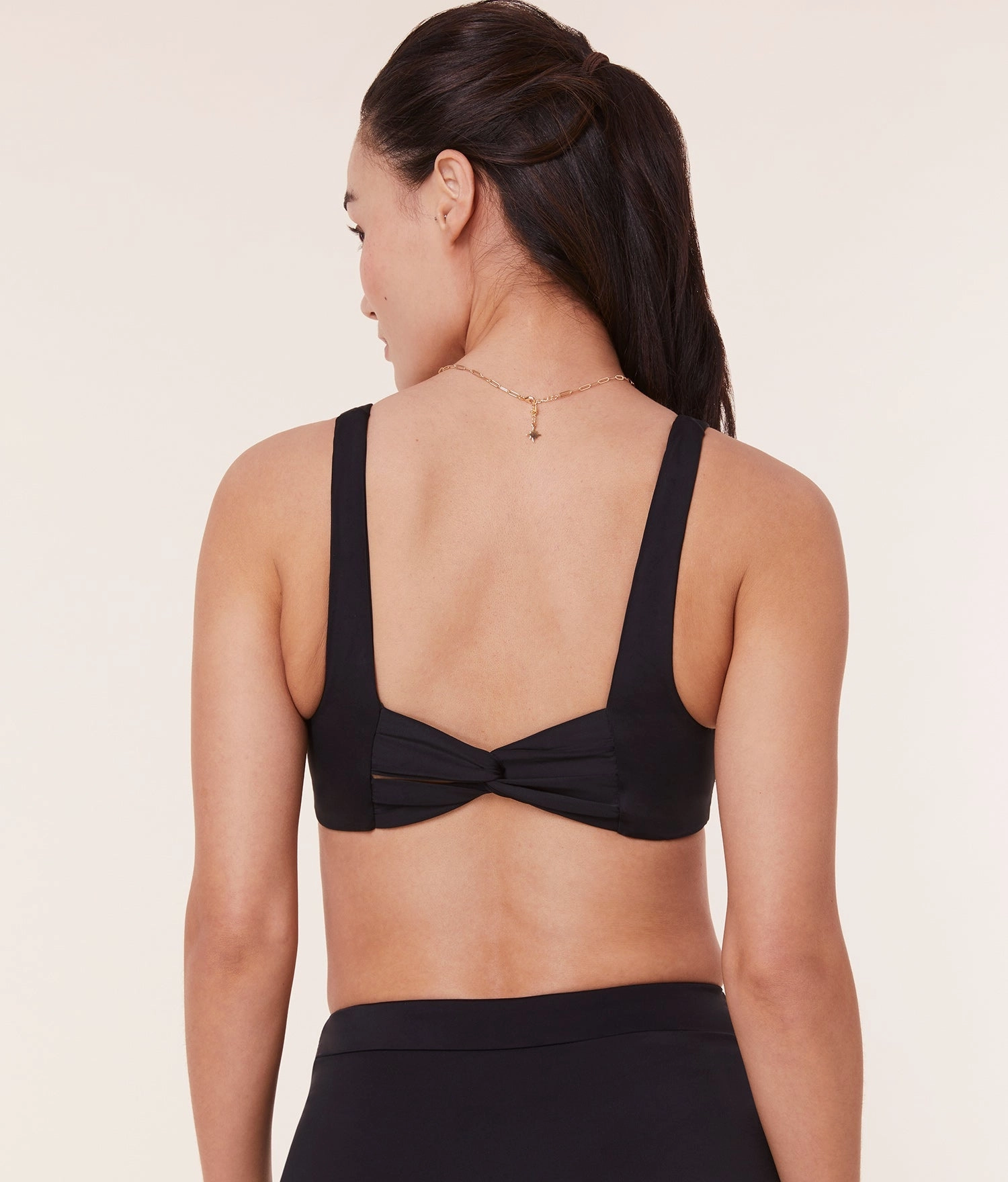 The Barbados Bikini Top - Eco Nylon - Black