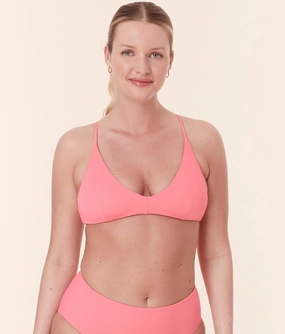 The Elwood Bikini Top - Eco Nylon - Petal luxury womens swimwear, swimwear for beach vacation