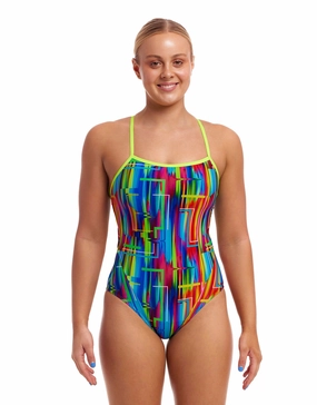 The Glitch Swim Secure (Period Proof) Swimsuit - Multi minimalistic swimsuits women, sleek swimwear styles