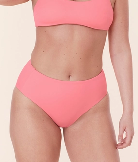 The High Rise Bikini Bottom - Eco Nylon - Petal luxury womens swimwear, swimwear for beach vacation