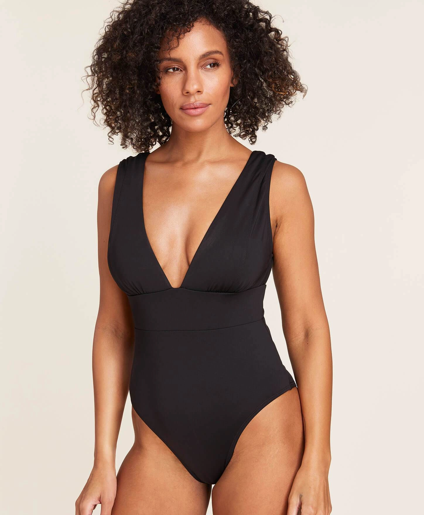 The Mykonos One Piece - Flat - Black - Classic - Cheeky classic swimwear for women, everyday swimwear ladies