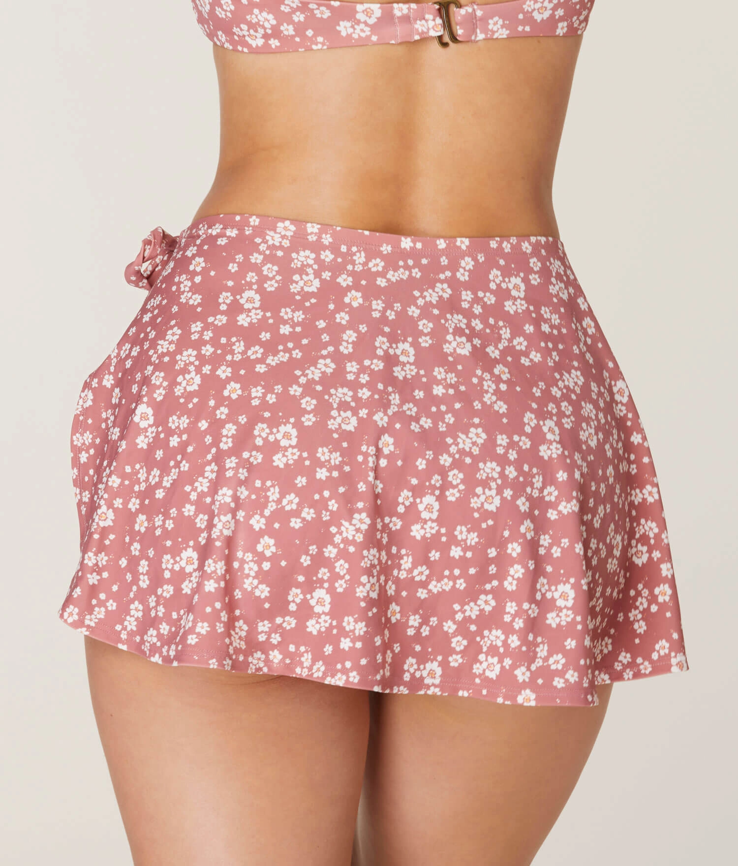 The Swim Sarong - Eco Nylon - Ditsy Floral Rose (Archive)
