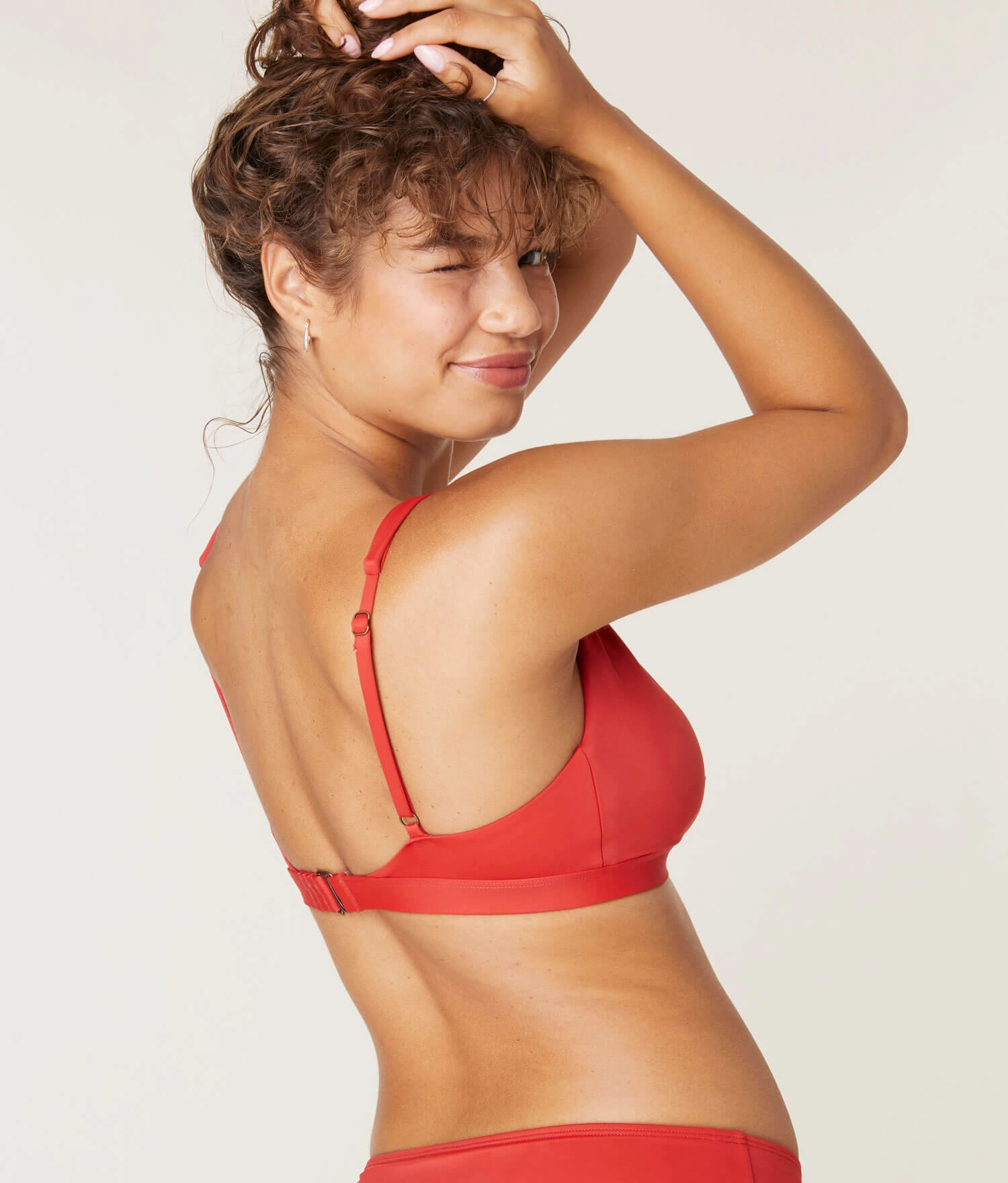 The Tahiti Bikini Top - Eco Nylon - Chili Pepper (Archive)