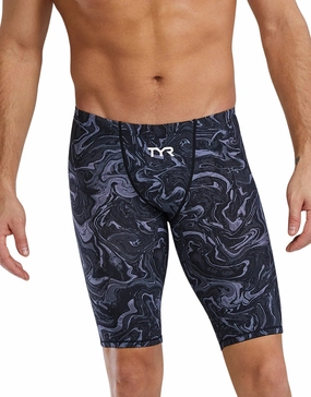 Thresher Hyperblitz Swim Jammer Limited Edition - Titanium Black tyr competition swimwear, tyr swimsuits for athletes