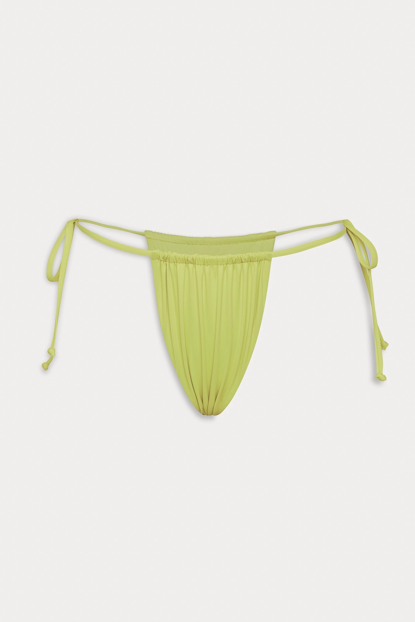Tia Skimpy String Bikini Bottom - Lily Pad