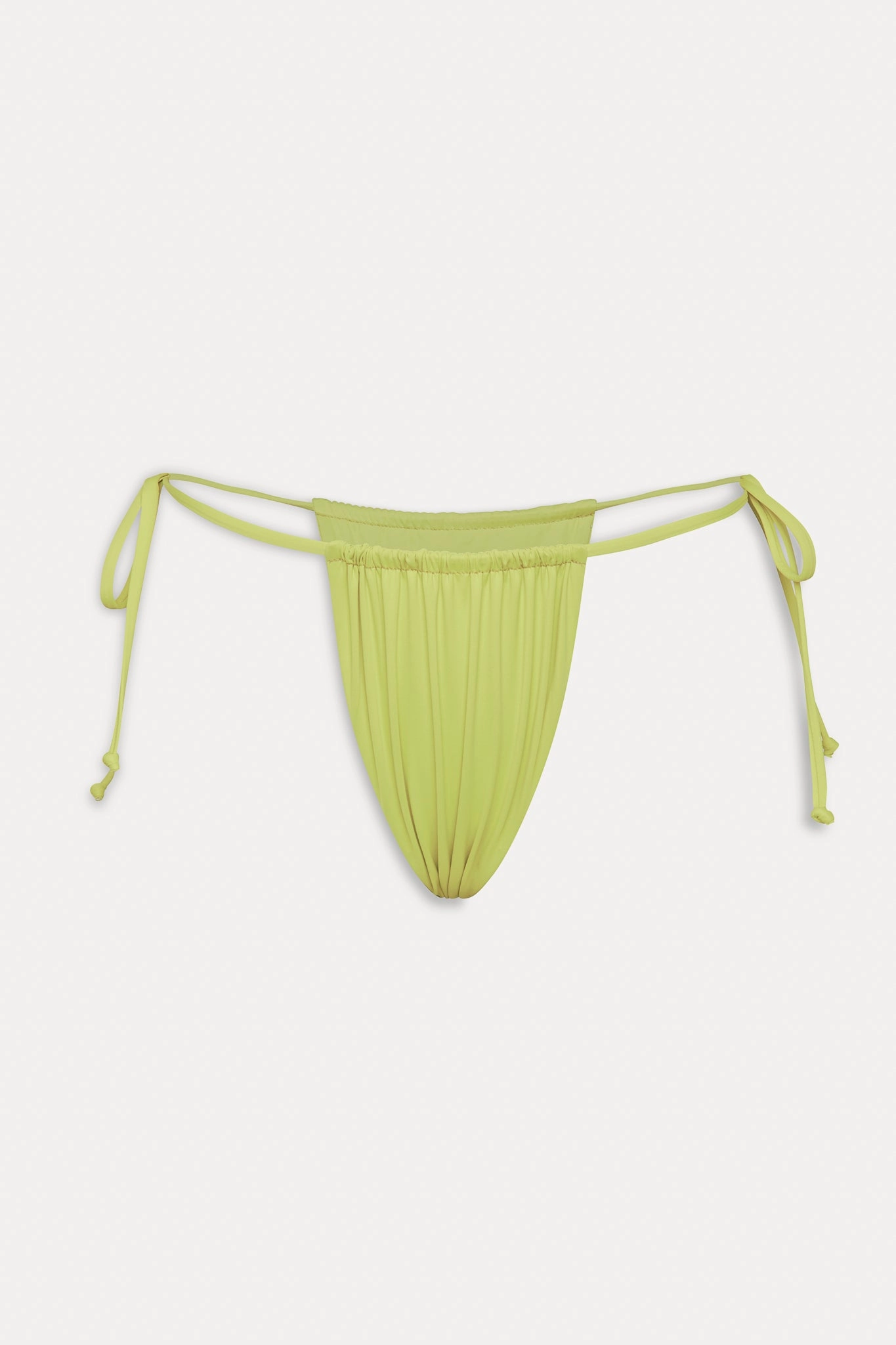 Tia Skimpy String Bikini Bottom - Lily Pad