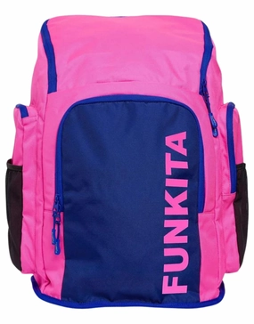 Tidal Blast Space Case Backpack - Pink funkita womens swimsuits, funkita colorful swimwear