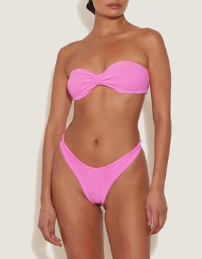 Tina Bikini Set - Bubblegum Pink full coverage swim tops, cute bikini tops