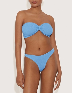 Tina Bikini Set - Cornflower full coverage swim tops, cute bikini tops