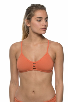 Tomcat Bikini Top - Terracotta all types of swimwear, stylish swimwear for all body types