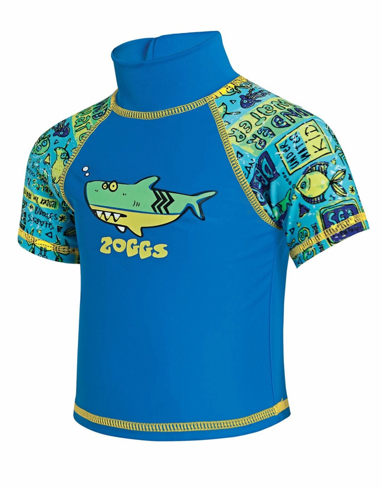 Tots Boys Sun Protection Top - Blue zoggs swimwear for women, zoggs goggles and swimsuits