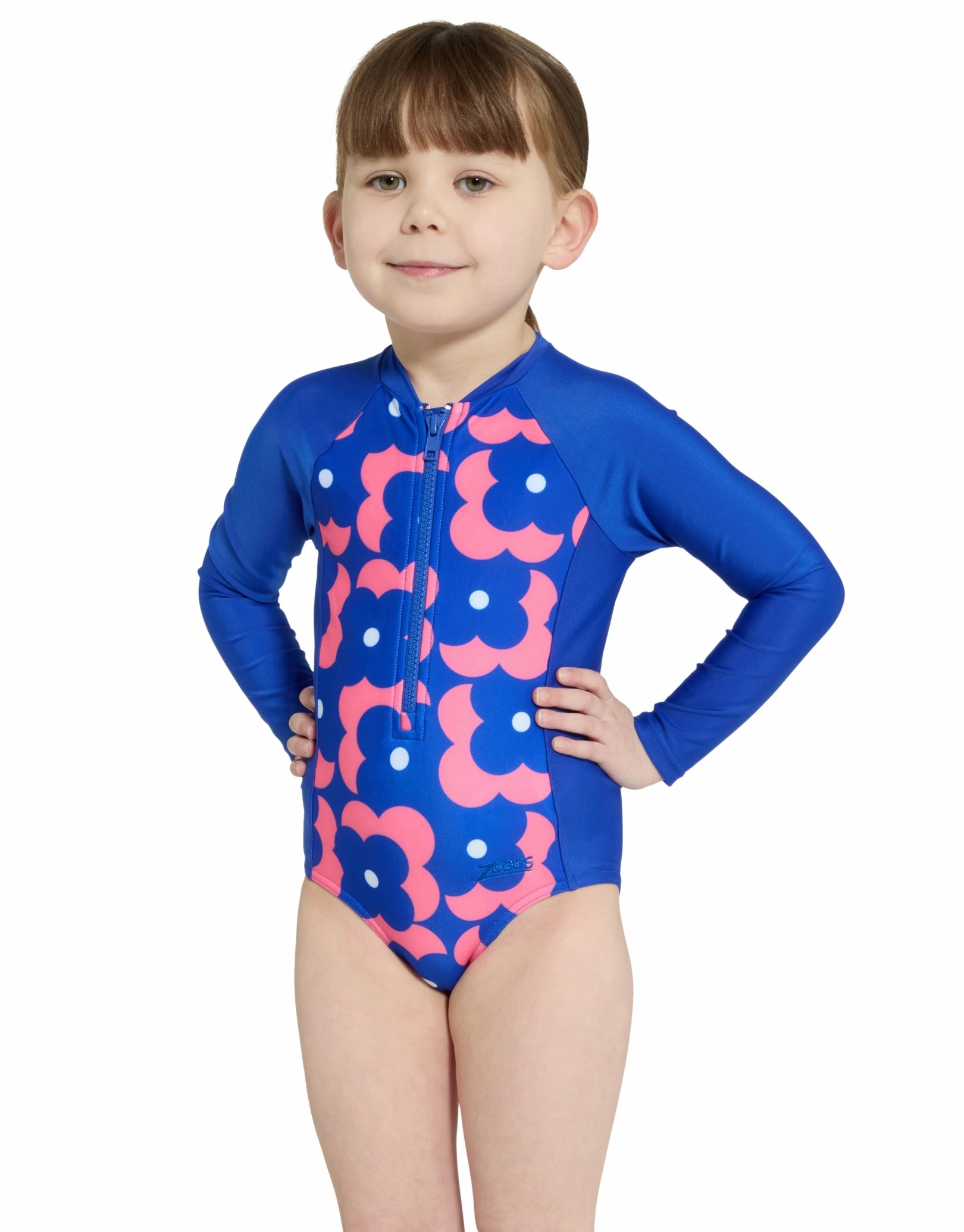 Tots Girls Disco Vibe Paddle Suit - Blue zoggs swimwear for women, zoggs goggles and swimsuits