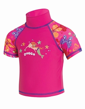 Tots Girls Sun Protection Top - Pink zoggs swimwear for women, zoggs goggles and swimsuits