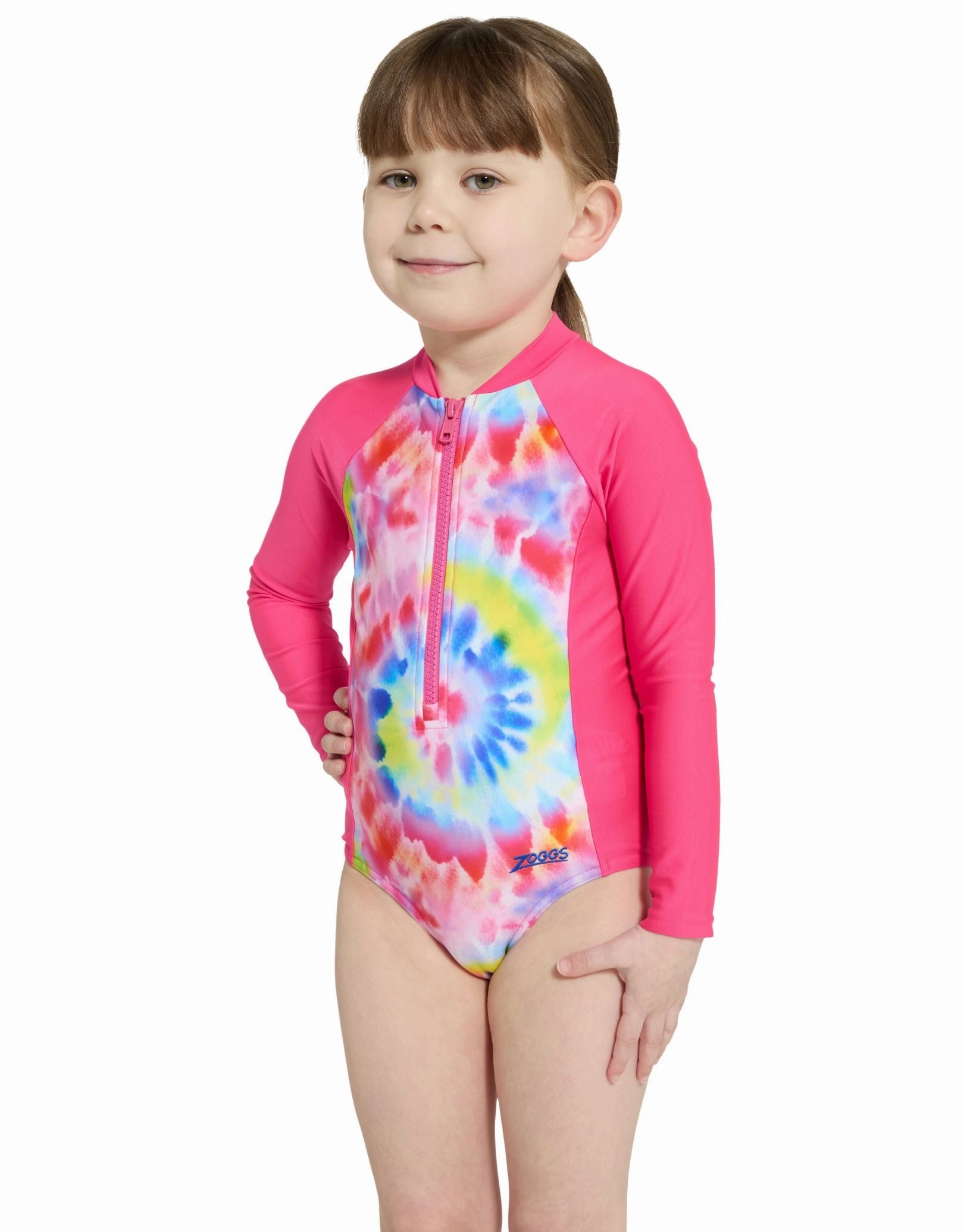Tots Girls Twister Paddle Suit - Pink zoggs swimwear for women, zoggs goggles and swimsuits