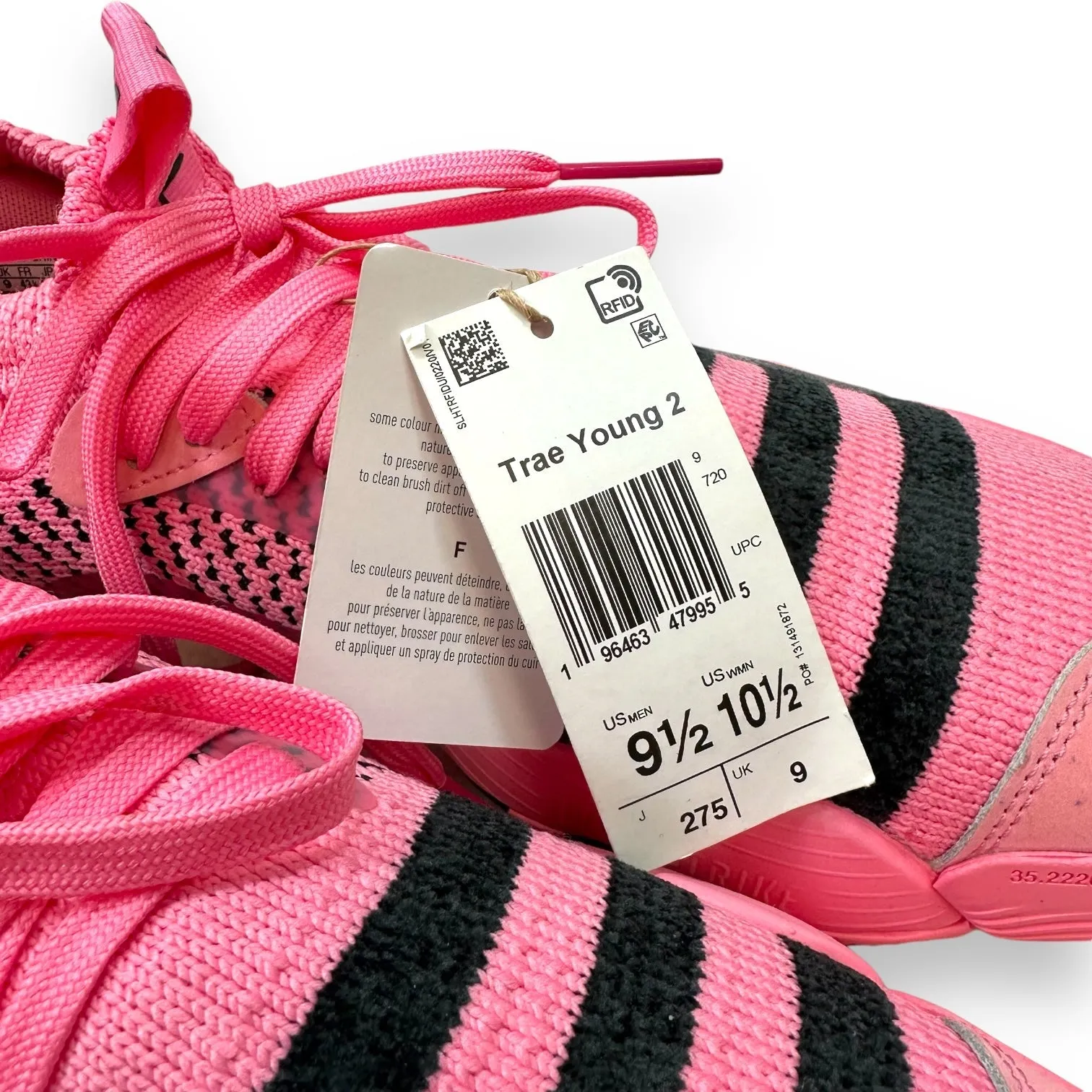 Trae Young 2.0 'Pink Trap House basketball shoes By Adidas In Pink, Size: 10.5 adidas