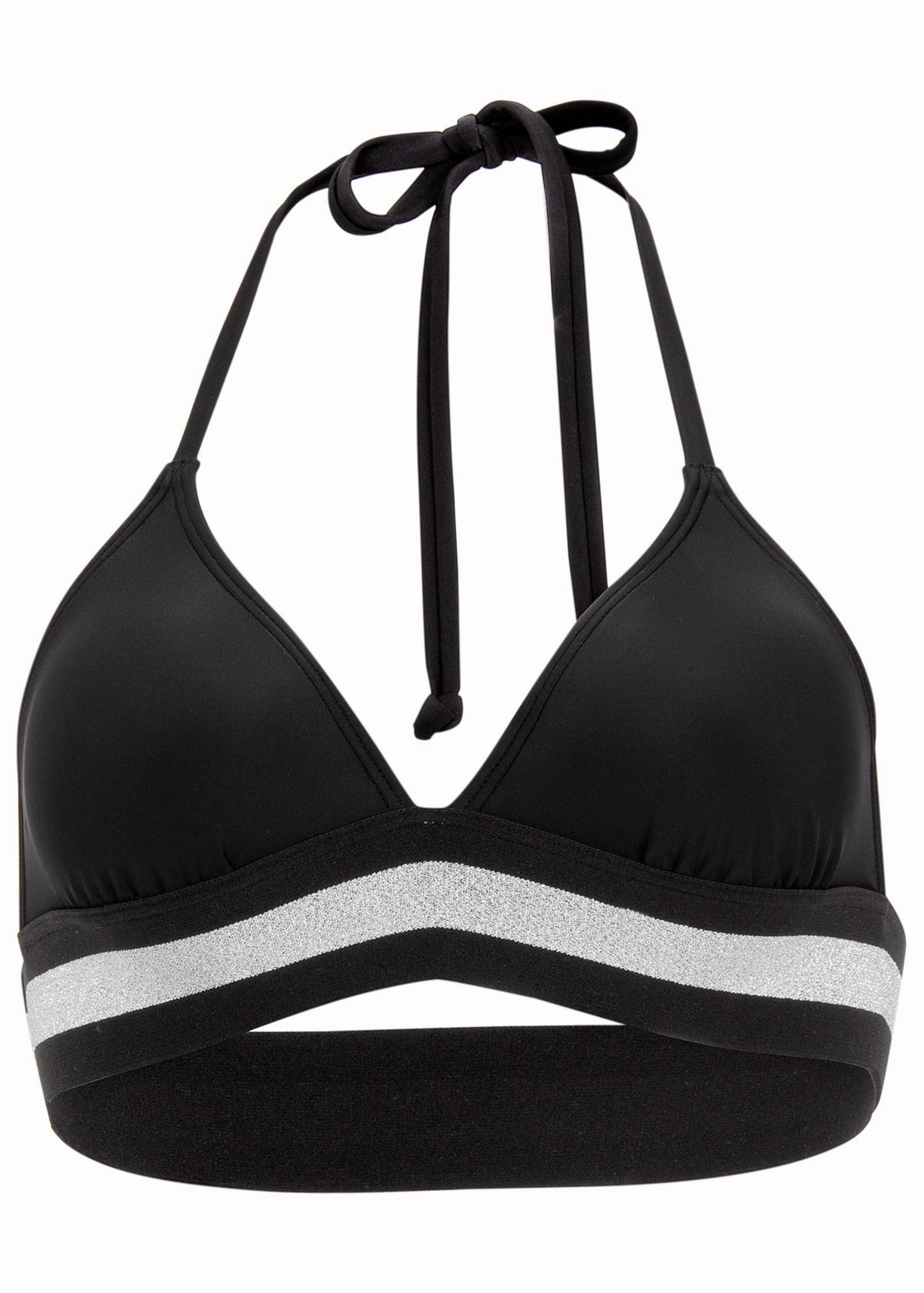 Triangle Bikini Top - Black Beauty