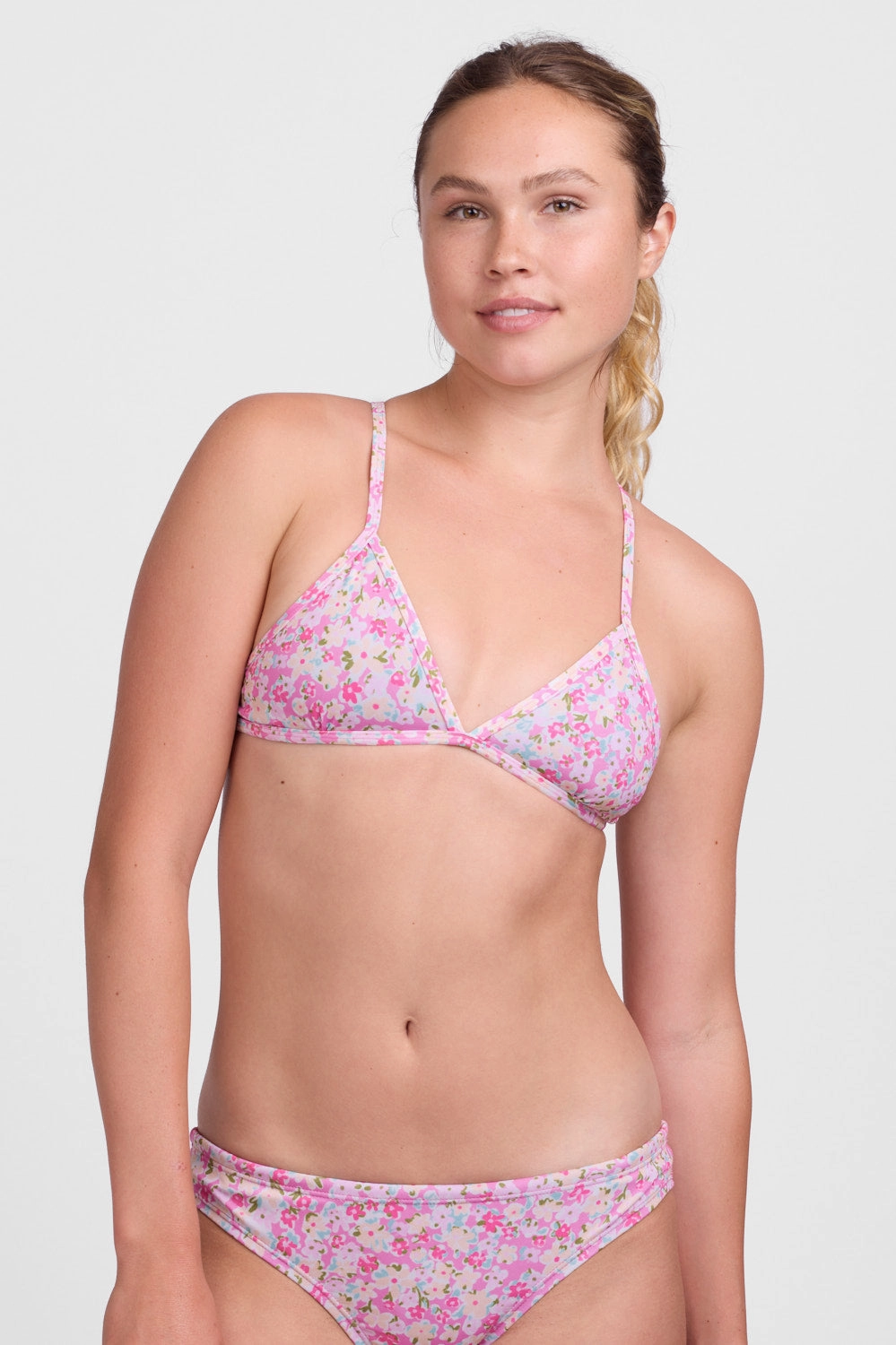 Triangle Bikini Top - Whimsy Pink