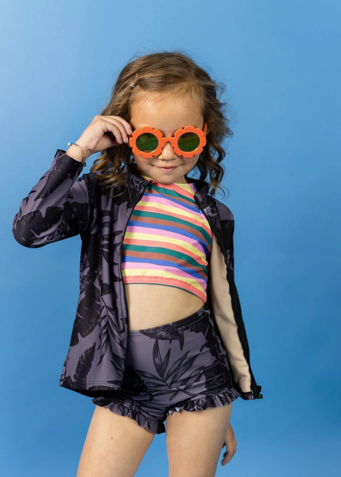 Tropical Night | Mini Rashguard Top (Unisex)
