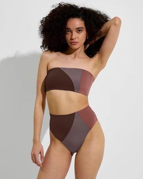 Tubular Top *LOF X DUNE - Cold Brew / Stormy / Sandal lightweight women's swimwear, chic swim outfits for beach