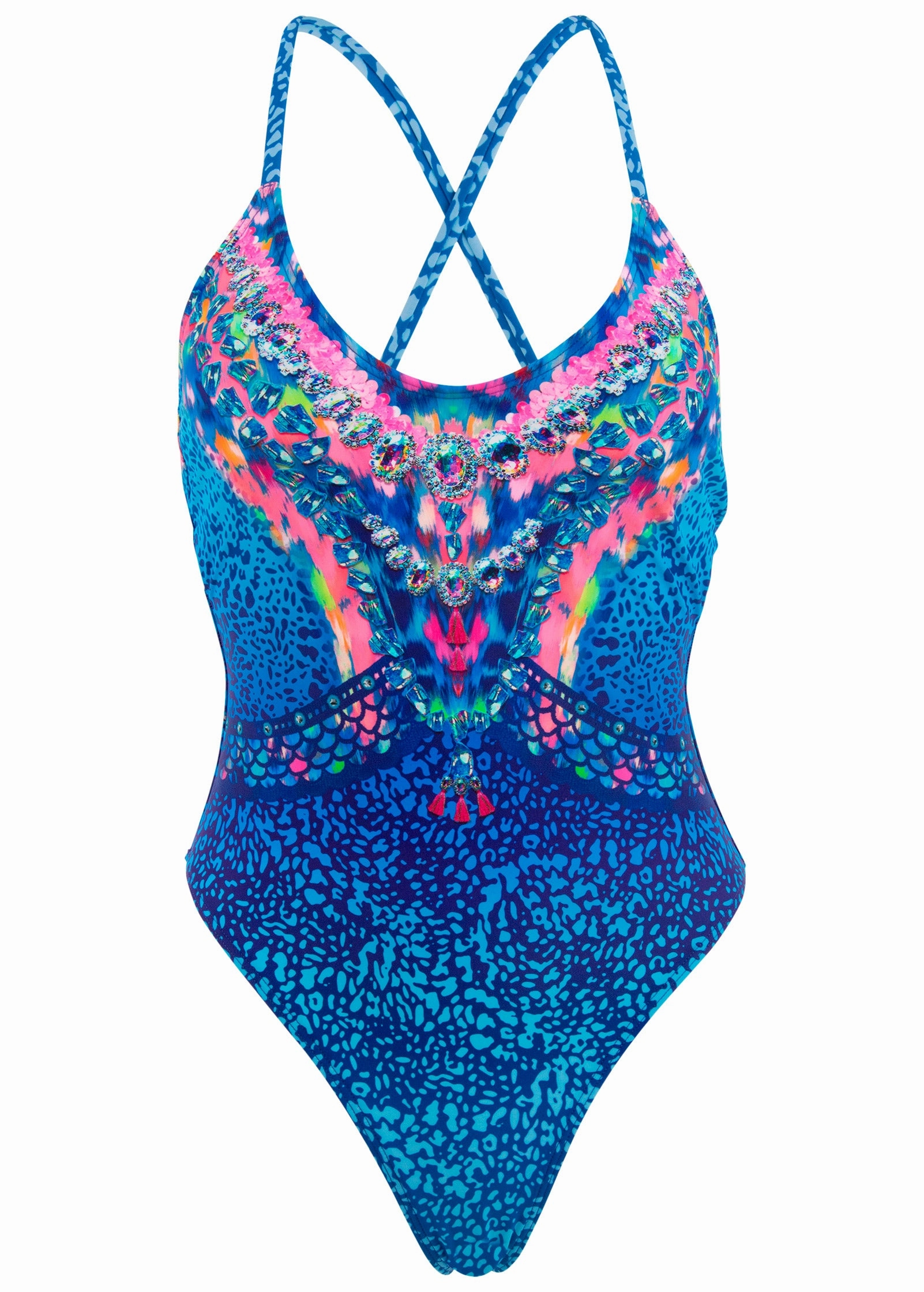 Tulum High Leg One-Piece - Timeless Treasure