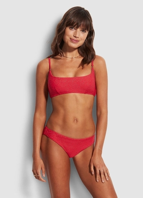 Twilight Hipster Pant - Chilli Red modern womens swimwear, one piece swimsuits women